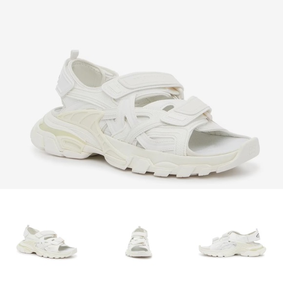 Balenciaga Track Athletic Sandals in White - Picture 2 of 12